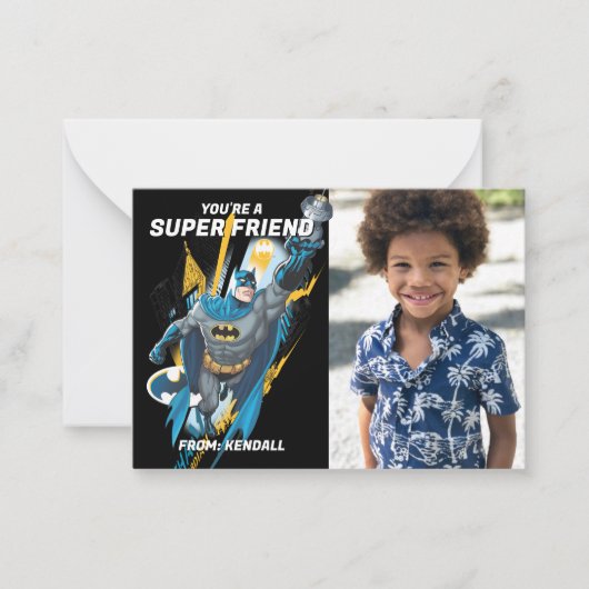 Batman Gelukkige Valentijnsdag Notitiekaartje (Voorkant)