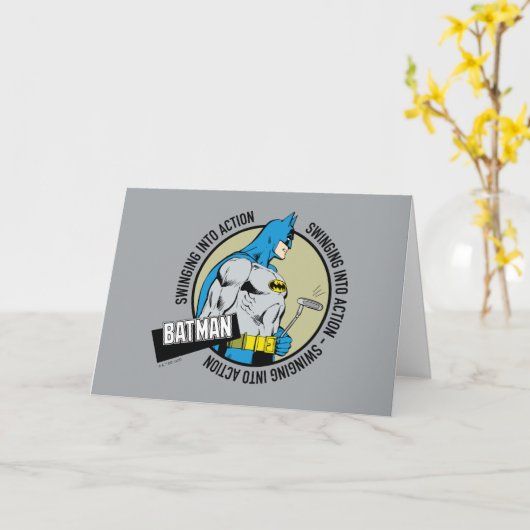 Batman Golfing - Ingrijpen Kaart (Gele Bloem)