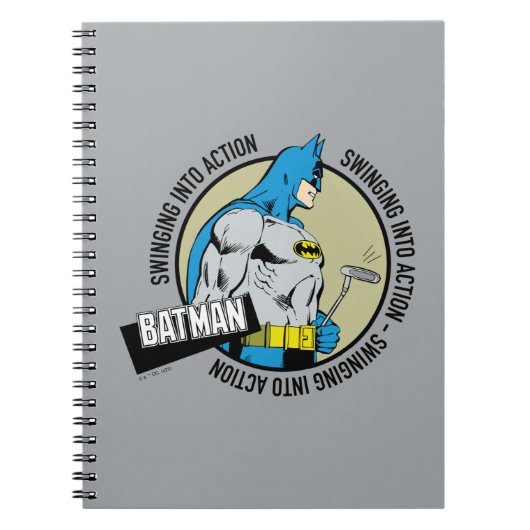 Batman Golfing - Ingrijpen Notitieboek (Voorkant)