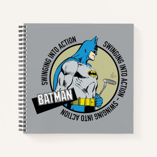 Batman Golfing - Ingrijpen Notitieboek (Voorkant)