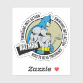 Batman Golfing - Ingrijpen Sticker (Vel)