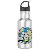 Batman Golfing - Ingrijpen Waterfles (Voorkant)