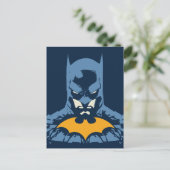 Batman gooide de buis door met gouden Logo Briefka Uitnodiging Briefkaart (Staand voorkant)