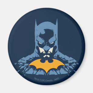 Batman gooide de buis door met gouden Logo Magneet