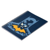 Batman gooide de buis door met gouden Logo Notitieboek (Linkerzijde)