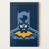 Batman gooide de buis door met gouden Logo Planner (Achterkant)