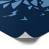 Batman gooide de buis door met gouden Logo Poster (Hoek)