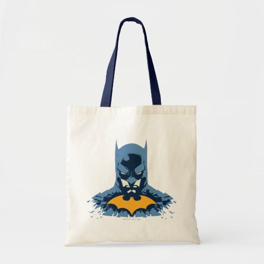 Batman gooide de buis door met gouden Logo Tote Bag (Voorkant)