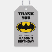 Batman - Gotham City Bedankt Favor Cadeaulabel (Achterkant)