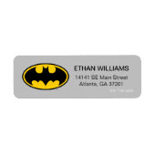 Batman Gotham City Birthday Etiket (Voorkant)