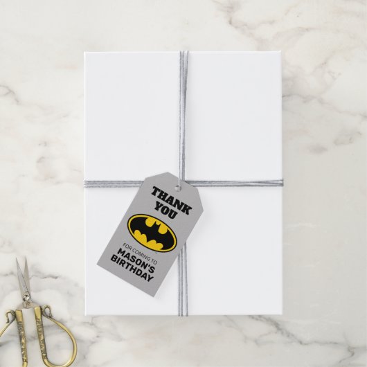 Batman - Gotham City Dank U Favor Cadeaulabel (Met Touw)