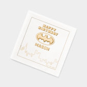 Batman - Gotham City | Geboortedag Folie Servetten (Links)