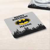 Batman - Gotham City | Geboortedag Kartonnen Onderzetters (Schuin)