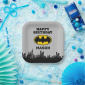 Batman - Gotham City | Geboortedag Papieren Bordje (Feest)