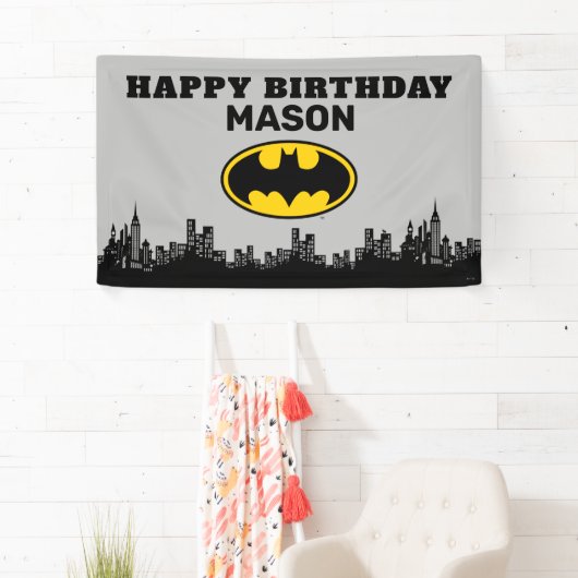 Batman - Gotham City | Geboortedag Spandoek (Insitu)