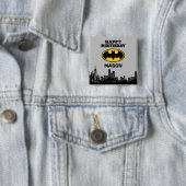 Batman - Gotham City | Geboortedag Vierkante Button 5,1 Cm (In situ)