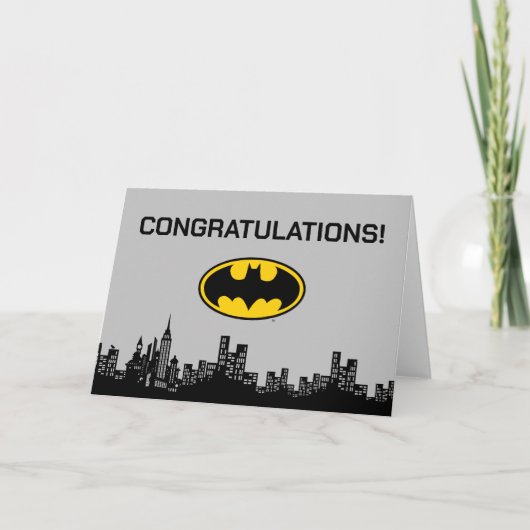 Batman - Gotham City | Gefeliciteerd Kaart (Voorkant)