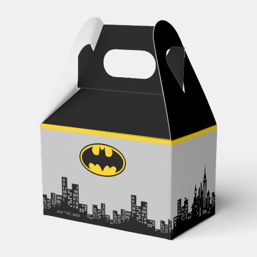 Batman - Gotham City Gelukkige Verjaardag Bedankdoosjes (Achterkant)