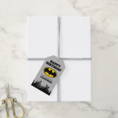 Batman - Gotham City Gelukkige Verjaardag Van Cadeaulabel (Met Touw)