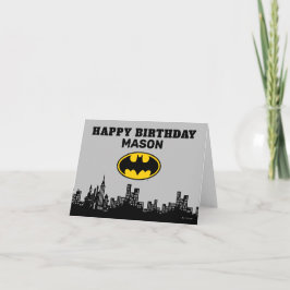 Batman Gotham City | Kinder gelukkige verjaardag Kaart