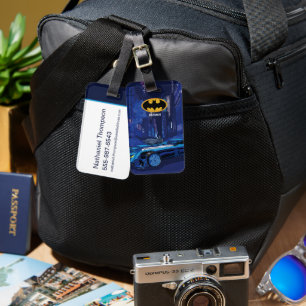 Batman Gotham City Night Patrol Bagagelabel