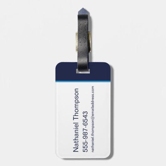 Batman Gotham City Night Patrol Bagagelabel (Achterkant verticaal)