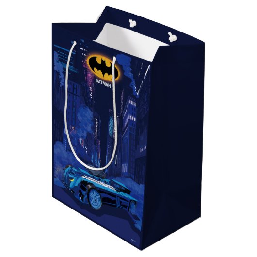 Batman Gotham City Night Patrol Medium Cadeauzakje (Achterkant Gekanteld)
