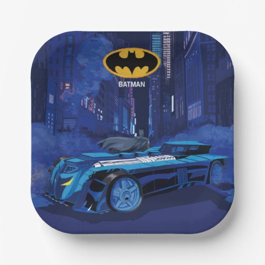 Batman Gotham City Night Patrol Papieren Bordje (Voorkant)