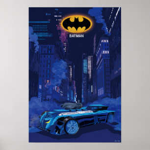 Batman Gotham City Night Patrol Poster