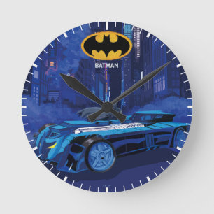 Batman Gotham City Night Patrol Ronde Klok