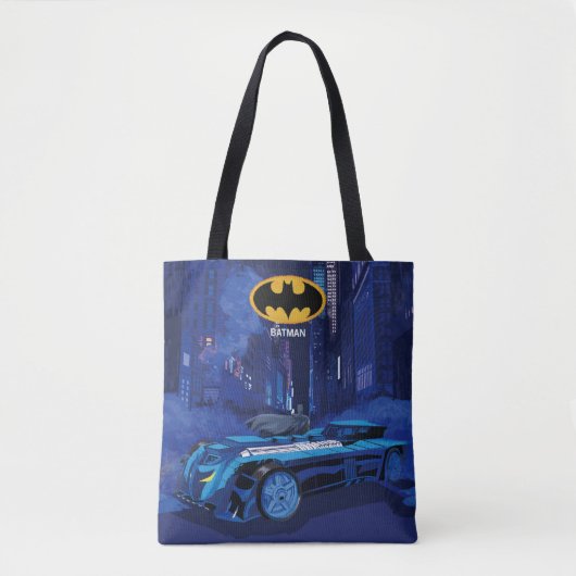 Batman Gotham City Night Patrol Tote Bag (Voorkant)