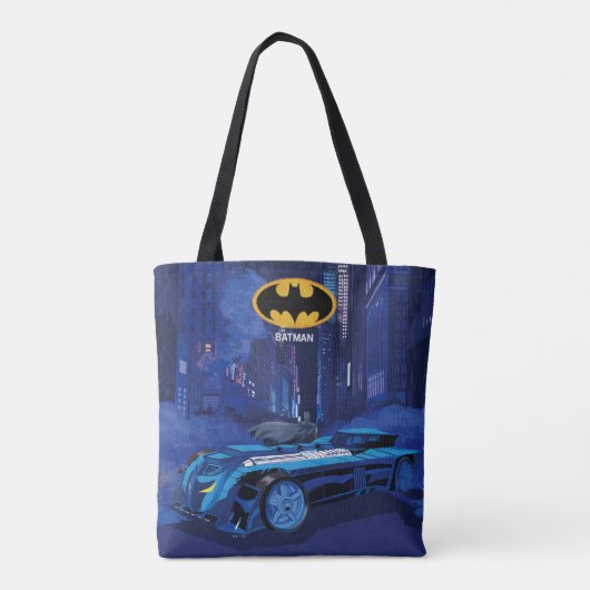 Batman Gotham City Night Patrol Tote Bag (Achterkant)