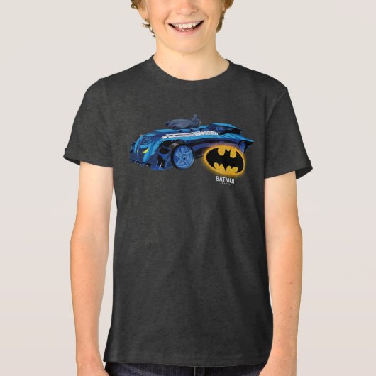 Batman Gotham City Night Patrol Tri-Blend Shirt (Voorkant)