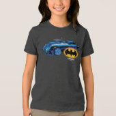 Batman Gotham City Night Patrol Tri-Blend Shirt (Voorkant)