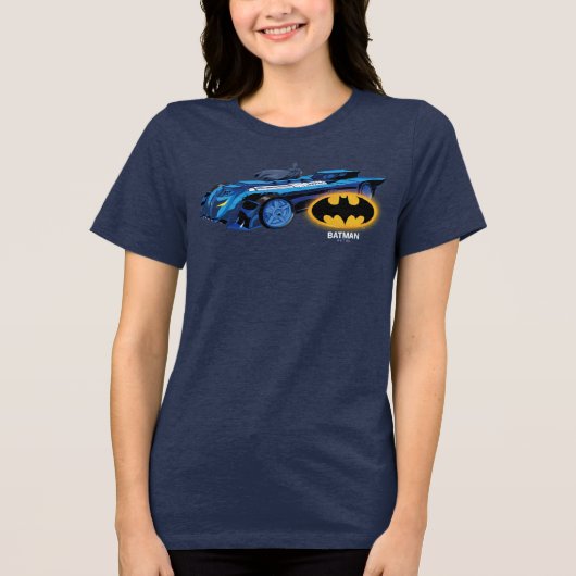 Batman Gotham City Night Patrol Tri-Blend Shirt (Voorkant)