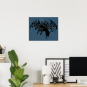 Batman Gotham City Paint Drip Graphic Poster (Thuiskantoor)