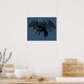 Batman Gotham City Paint Drip Graphic Poster (Keuken)