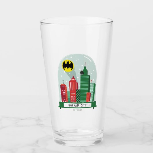 Batman Gotham City™ SneeuwWereldbol Grafisch Glas (Voorkant)