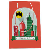 Batman Gotham City™ SneeuwWereldbol Grafisch Medium Cadeauzakje (Voorkant)