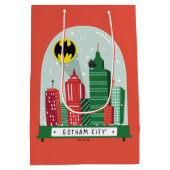 Batman Gotham City™ SneeuwWereldbol Grafisch Medium Cadeauzakje (Achterkant)