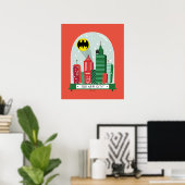 Batman Gotham City™ SneeuwWereldbol Grafisch Poster (Thuiskantoor)