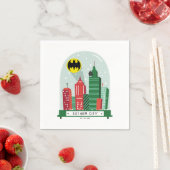 Batman Gotham City™ SneeuwWereldbol Grafisch Servet (Insitu)