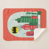 Batman Gotham City™ SneeuwWereldbol Grafisch Sherpa Deken (Voorkant (horizontaal))