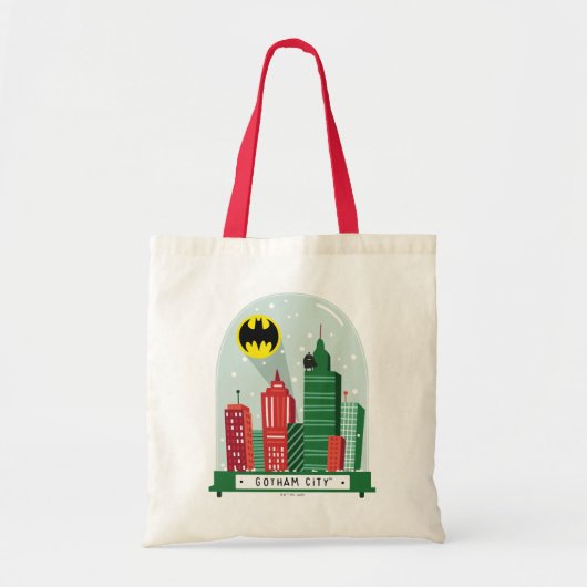 Batman Gotham City™ SneeuwWereldbol Grafisch Tote Bag (Voorkant)