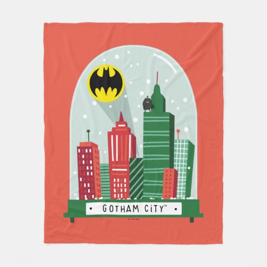 Batman Gotham City™ Snow Globe Graphic Fleece Deken (Voorkant)