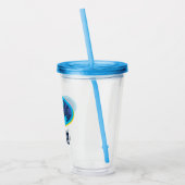 Batman | Gotham City Symbool Acryl Drinkbeker (Links)