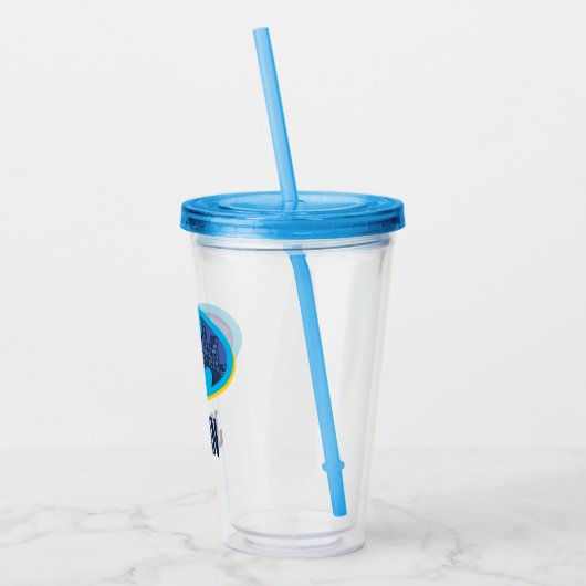 Batman | Gotham City Symbool Acryl Drinkbeker (Links)