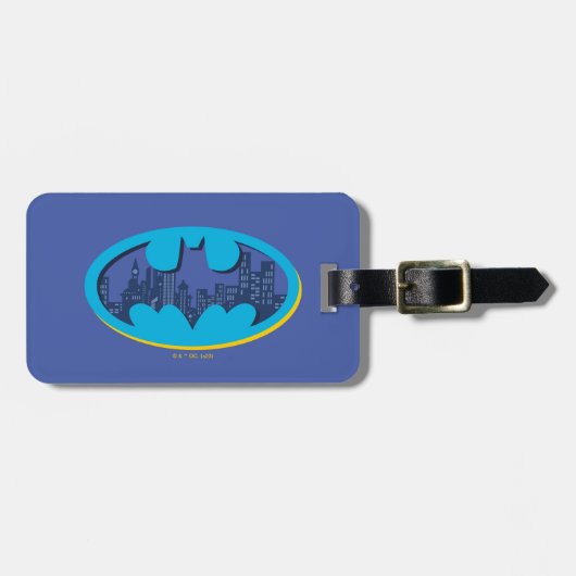 Batman | Gotham City Symbool Bagagelabel (Voorkant horizontaal)