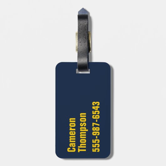 Batman | Gotham City Symbool Bagagelabel (Achterkant verticaal)