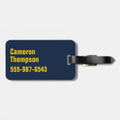 Batman | Gotham City Symbool Bagagelabel (Achterkant horizontaal)